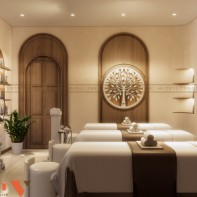 Thiết kế spa BOTANIC 36m2 tại Hải Phòng của chị Ngân